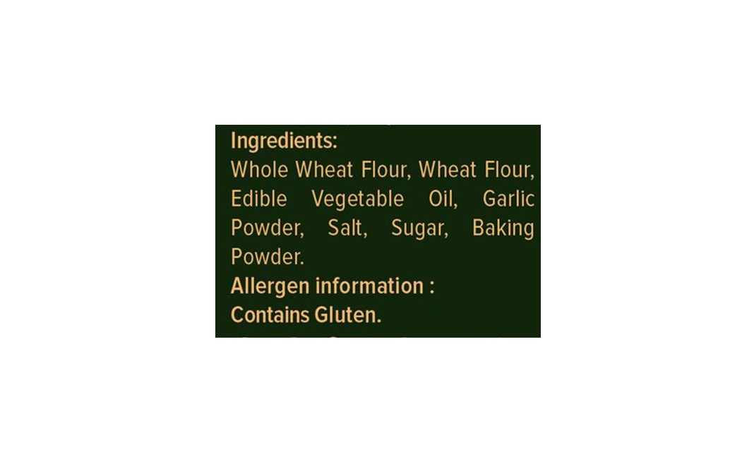 Whole food Herb 'N' Garlic Cracker Baked Cracker   Pack  125 grams